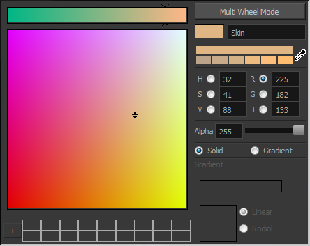 Colour Picker window