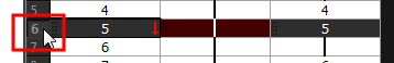 Xsheet View - Select Frame Range