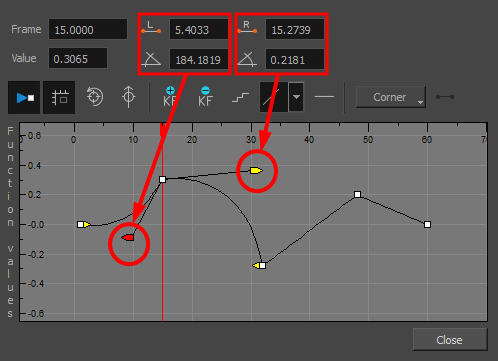 Bezier Curve Handles